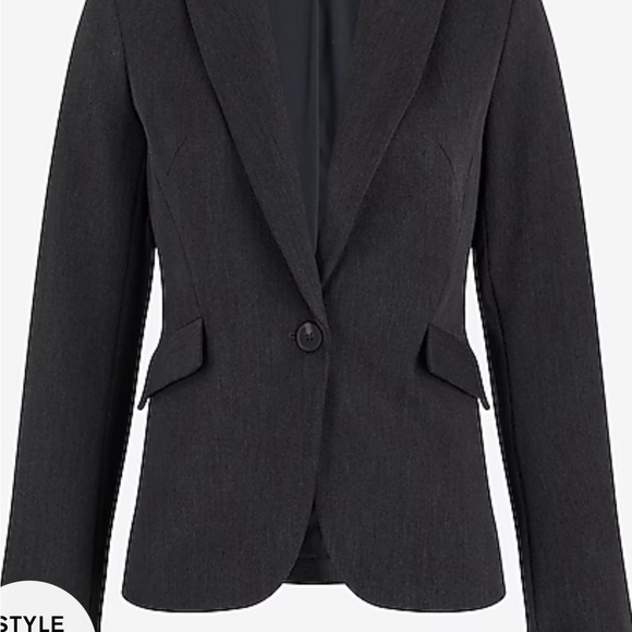 Express One-Button Blazer - Picture 2 of 11
